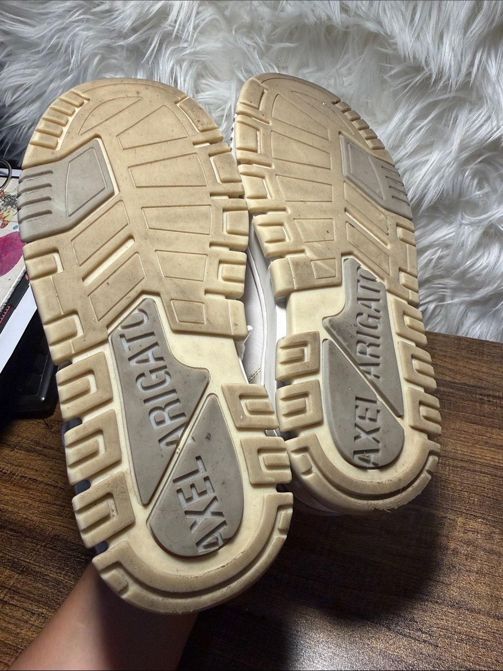 Axel Arigato Cream/White Chunky Sole Sneakers - Picture 2 of 7